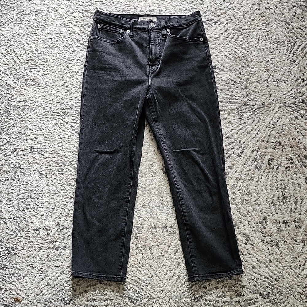 Madewell Black Classic Straight Jean Size 27
